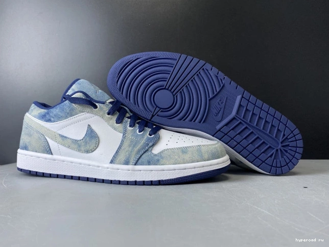 1 CZ8455-100 Low Washed Denim Air Jordan 1206